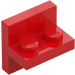 LEGO Red Bracket 1 x 2 with Vertical Tile 2 x 2 (41682)