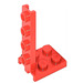 LEGO rot Halterung 2 x 2 - 1 x 4 (2422)