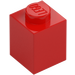 LEGO Rood Steen 1 x 1 (3005 / 30071)