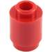 LEGO rouge Brique 1 x 1 Rond avec goujon ouvert (3062 / 30068)