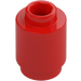 LEGO Rood Steen 1 x 1 Rond met open nop (3062 / 35390)