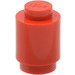 LEGO Rouge Brique 1 x 1 Rond avec tenon plein