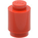 LEGO Red Brick 1 x 1 Round with Solid Stud