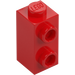 LEGO Red Brick 1 x 1 x 1.6 with Two Side Studs (32952)