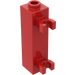 LEGO Red Brick 1 x 1 x 3 with Vertical Clips (Hollow Stud) (42944 / 60583)