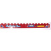 LEGO Rood Steen 1 x 16 met Sightseeing Tours Stay at Hotel Visit Museum Sticker (2465)