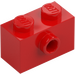 LEGO Rød Klods 1 x 2 med 1 Stud på Side (86876)