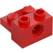 LEGO Rot Stein 1 x 2 mit Loch und 1 x 2 Platte (73109)