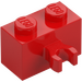 LEGO Rosso Mattoncino 1 x 2 con Verticale Clip con clip aperta a &#039;O&#039; (42925 / 95820)