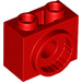 LEGO Rood Steen 1 x 2 x 1.3 met Rotation Joint Socket (80431)