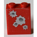 LEGO rouge Brique 1 x 2 x 2 avec Bullet des trous Autocollant avec support d&#039;essieu intérieur (3245)
