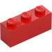 LEGO Red Brick 1 x 3 (3622)