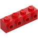 LEGO Red Brick 1 x 4 with 4 Studs on One Side (30414)