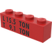 LEGO Red Brick 1 x 4 with Weight Limits (3010)