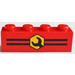 LEGO Red Brick 1 x 4 with Wrench (3010)