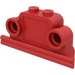 LEGO Rosso Mattoncino, 1 x 4 x 2 Bell Shape con Headlights