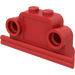 LEGO Red Brick, 1 x 4 x 2 Bell Shape with Headlights
