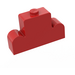 LEGO rouge Brique 1 x 4 x 2 avec Centre Stud Haut (4088)