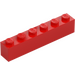 LEGO Red Brick 1 x 6 (3009)