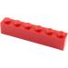 LEGO Red Brick 1 x 6 (3009)