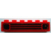 LEGO Rouge Brique 1 x 6 avec Voiture Grille (Embossed) (3009)