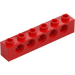 LEGO Red Brick 1 x 6 with Holes (3894)