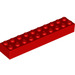 LEGO Rood Steen 2 x 10 (3006 / 92538)