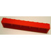 LEGO Red Brick 2 x 10 without bottom tubes with cross supports