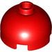 LEGO rouge Brique 2 x 2 Rond avec Dome Haut (Goujon de sécurité sans support d&#039;essieu) (30367)