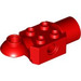 LEGO Red Brick 2 x 2 with Horizontal Rotation Joint and Socket (47452)