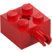 LEGO Red Brick 2 x 2 with Pin and Axlehole (6232 / 42929)