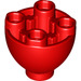 LEGO rouge Brique 2 x 2 x 1.3 Rond Inversé Dome (24947)