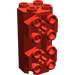 LEGO rouge Brique 2 x 2 x 3.3 Octagonal avec Goujons latéraux (6042)