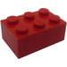 LEGO Red Brick 2 x 3 (Earlier, without Cross Supports) (3002)