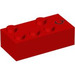 LEGO Red Brick 2 x 4 Braille with C &quot;Ç&quot; (69551)