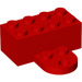 LEGO Red Brick 2 x 4 Magnet with Plate (35839 / 90754)