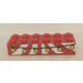 LEGO Rojo Ladrillo 2 x 6 con hanging lights Pegatina (2456)