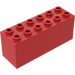 LEGO Red Brick 2 x 6 x 2 Weight with Split Bottom (73090)