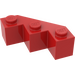 LEGO Red Brick 3 x 3 Facet (2462)