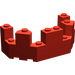 LEGO rouge Brique 4 x 8 x 2.3 Turret Haut (6066)