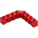 레고 빨간색 벽돌 5 x 5 모서리 ~와 함께 구멍 (28973 / 32555)
