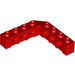 LEGO Rood Steen 5 x 5 Hoek met Gaten (28973 / 32555)