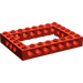 LEGO rot Backstein 6 x 8 mit Open Center 4 x 6 (1680 / 32532)