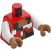 LEGO Red Buccaneer Minifig Torso (973)