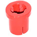 LEGO Red Bushing with Flange and Axlehole