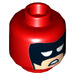 LEGO Red Calendar Man - from LEGO Batman Movie Minifigure Head (Recessed Solid Stud) (3626 / 29840)