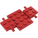 LEGO Rosso Macchina Base 7 x 4 x 0.7 (2441 / 68556)