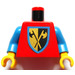LEGO Rood Castle Crusader Bijl Torso (973)