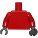 LEGO Red Castle Minifig Torso (973 / 73403)