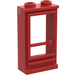 LEGO rouge Classic Porte 1 x 2 x 3 La gauche avec Stud ouvert avec Trou